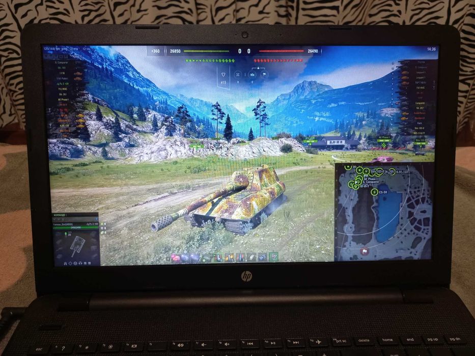 Игровой Видео GTX 1050 Ti  (4 ГБ)  Core i5 8250U/ 16 RAM/ Сенсор HP 15