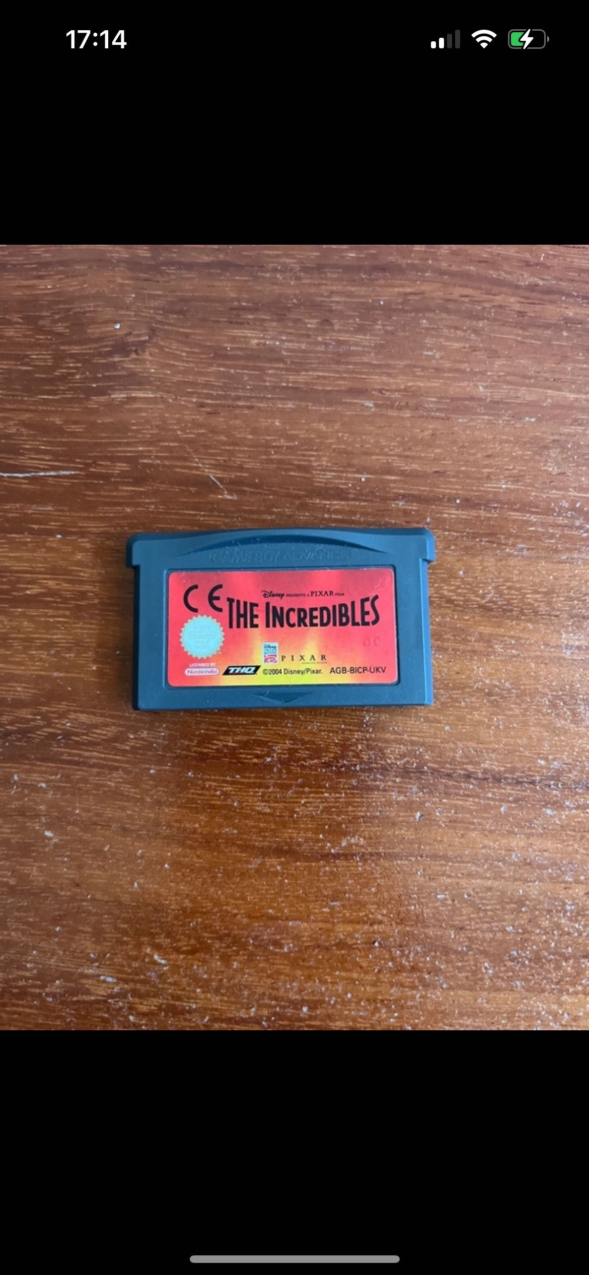 Jogo game boy The Incredibles