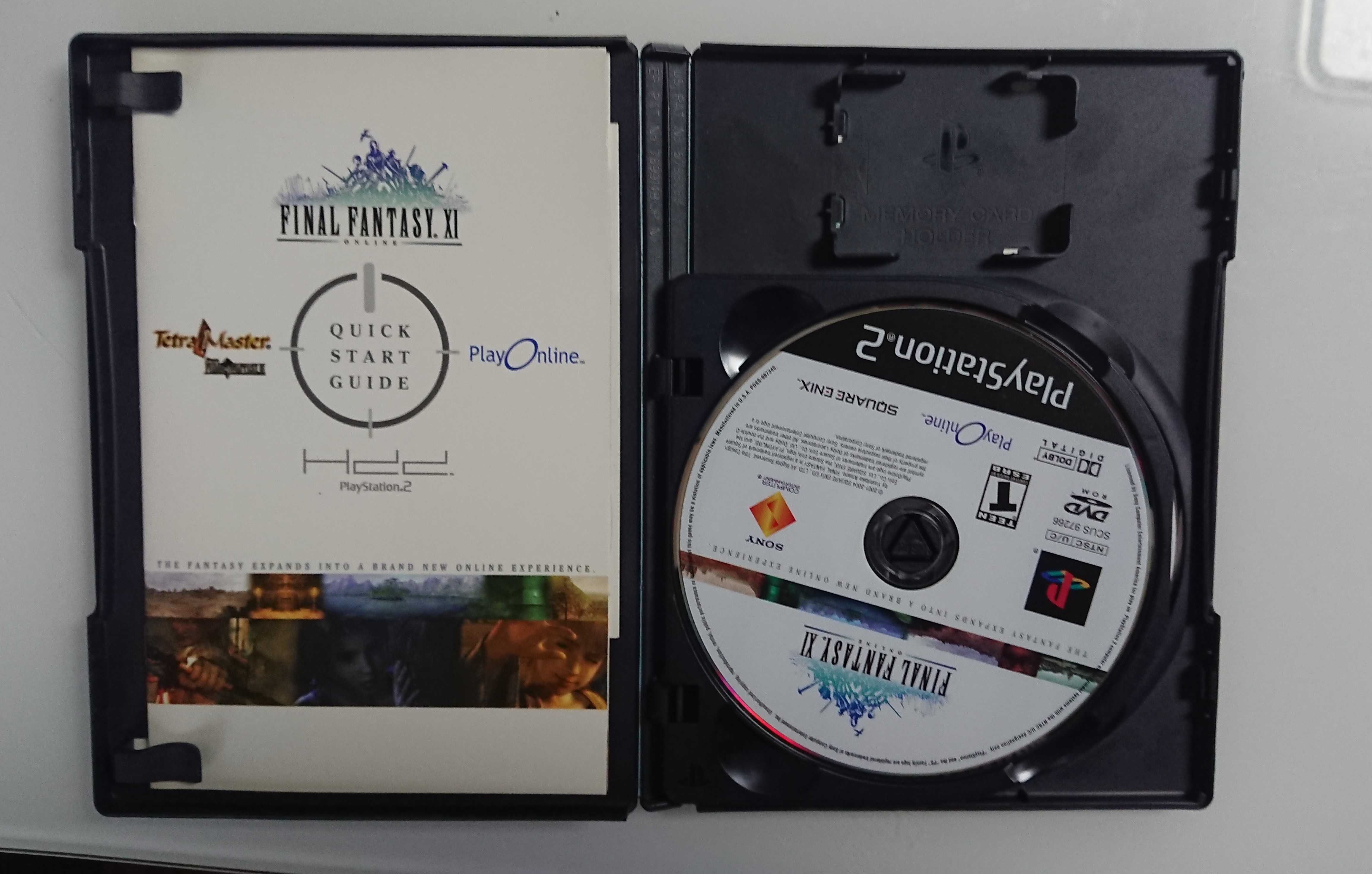 Nowy zestaw Final fantasy XI + HDD PS2