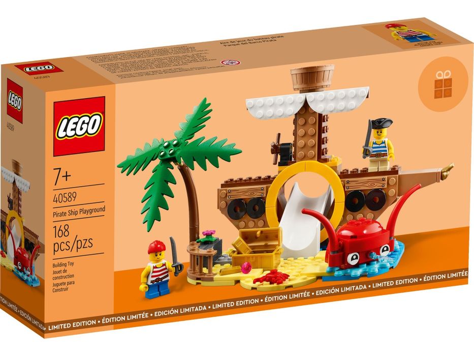 LEGO 40589 Promocyjne - Plac zabaw ze statkiem pirackim