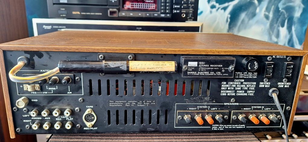 Sansui 551 Amplituner od Audio Vintage Pruszków