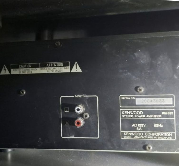 Końcówka mocy Kenwood KM-992