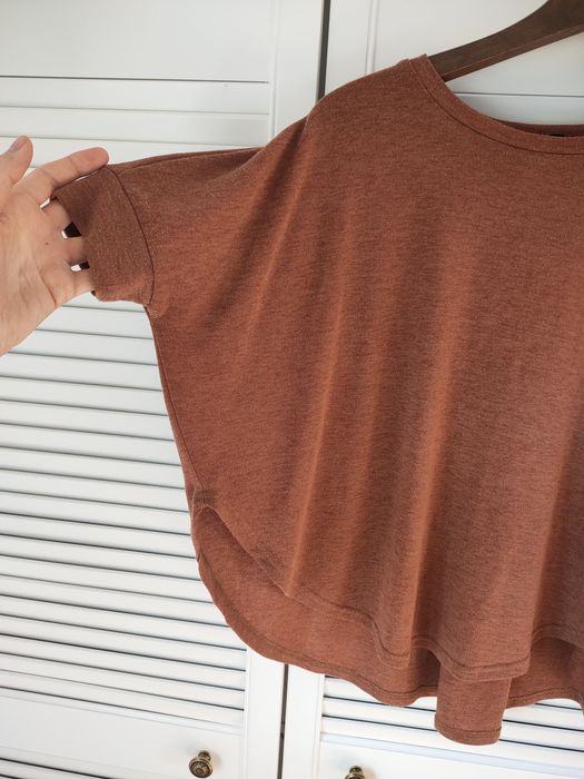 Bluzka oversize nietoperz