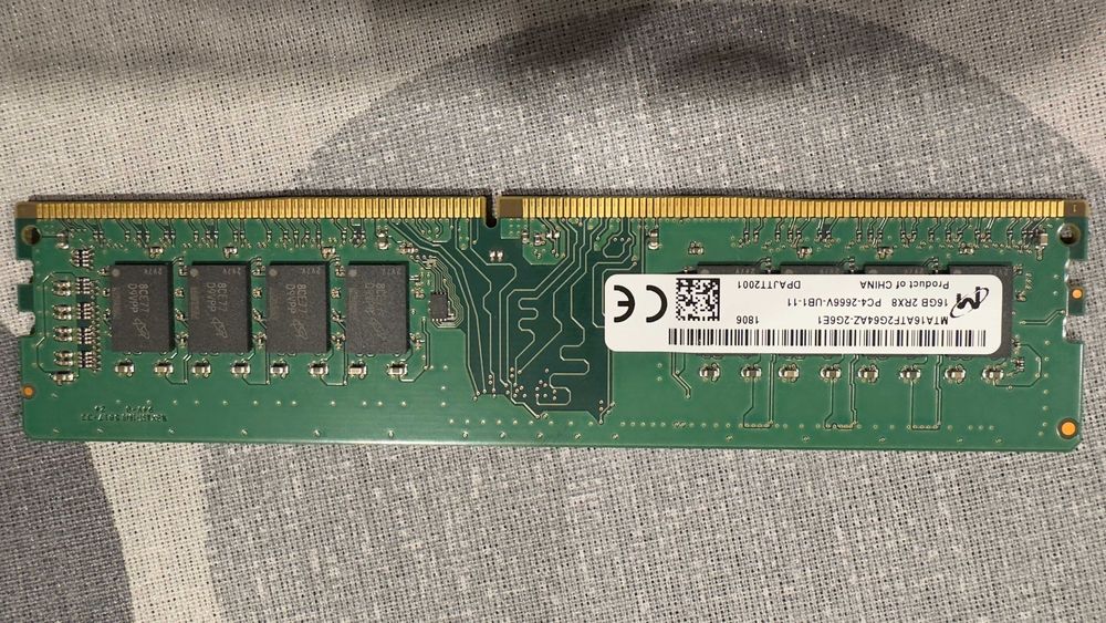 Pamięć RAM Micron 16GB DDR4 2666V MHz (1x16GB)