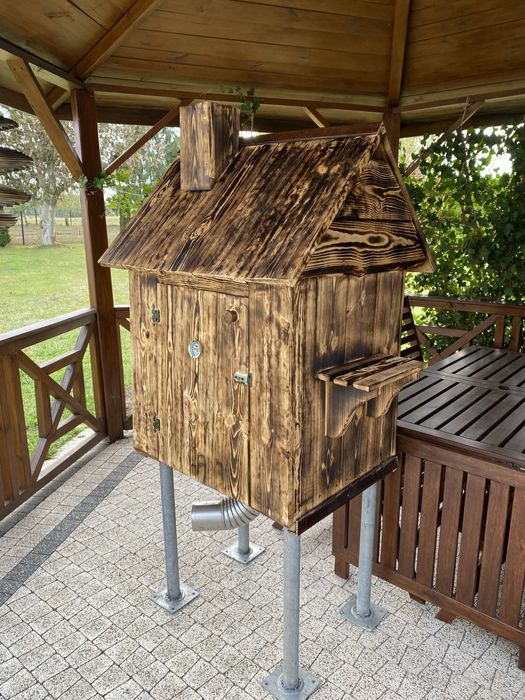 Wędzarnia z paleniskiem