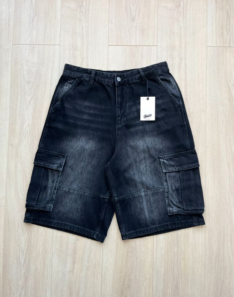 Шорти Pull&Bear (S-M) Skater Fit Оригінал Широкі Широкие Нові Шорты