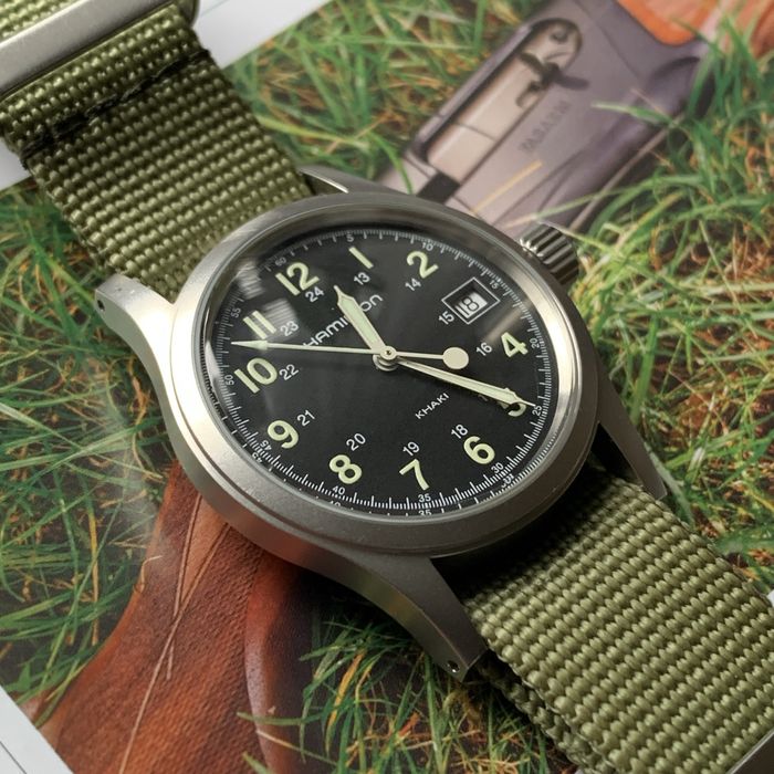 Повний комплект годинник Hamilton Khaki 6359 рідкісний швейцарський