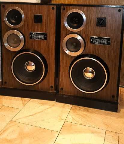 Kolumny Tonsil Zg-80.c trójdrożne z nowymi głośnikami Tonsil z PRL