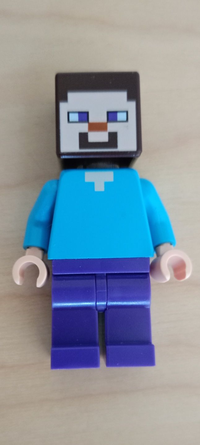 Steve, Alex, Kościotrup Minecraft LEGO figurki