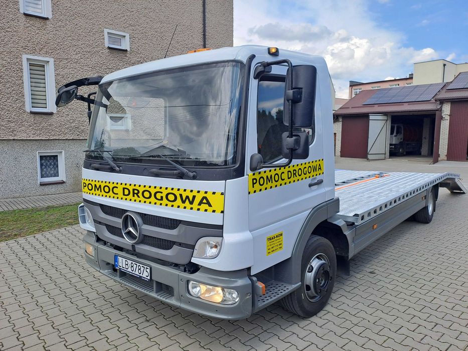 MERCEDES ATEGO 1218 Laweta Pomoc Drogowa Nowa Zabudowa Wyciągarka