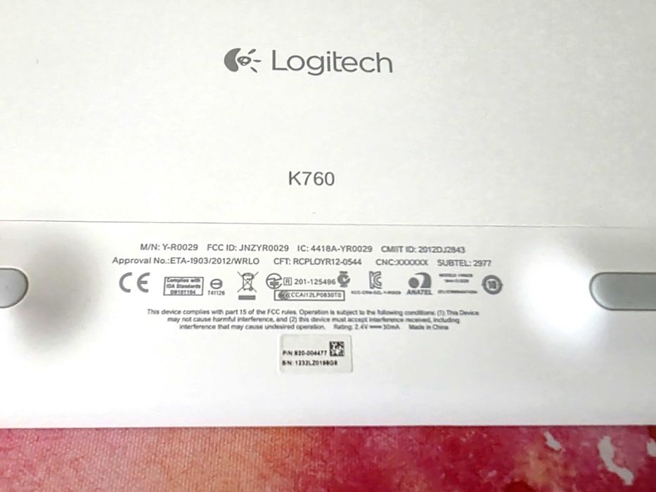Klawiatura bezprzewodowa Logitech K760 Solar (PC, Mac, iPad, iPhone)