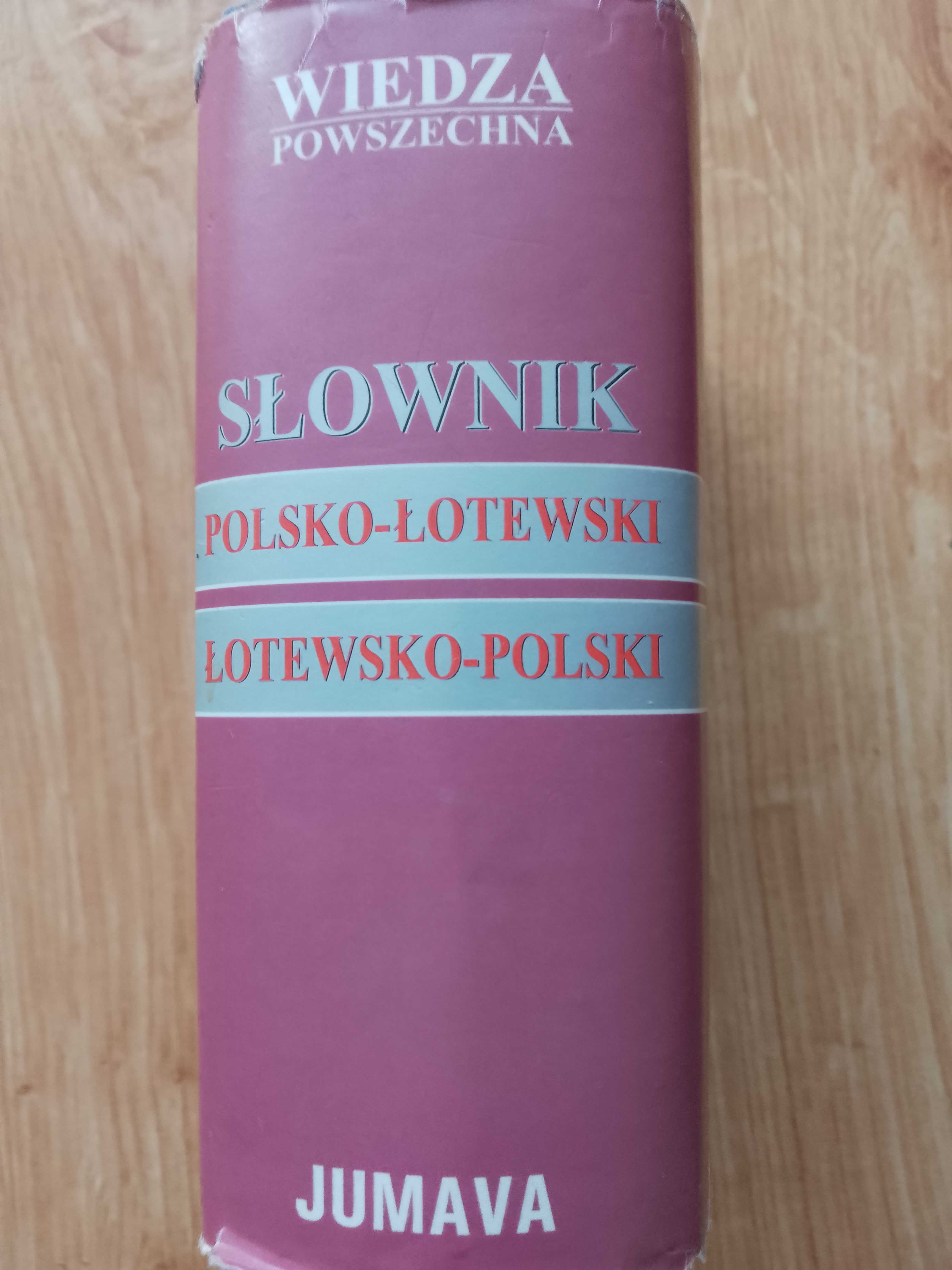 Słownik polsko- łotewski, łotewsko-polski