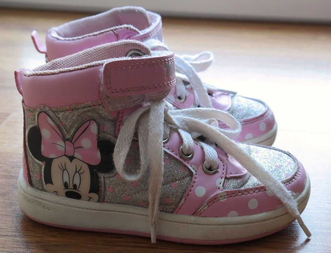 Buty trzewiki dla dziewczynki myszka mickey