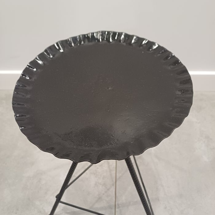 Stary metalowy kwietnik stojak PRL