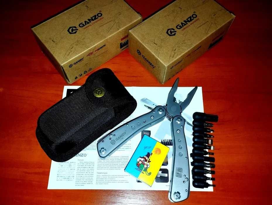 Мультитул Ganzo G201Н + Биты и чехол. Original. Новый.
