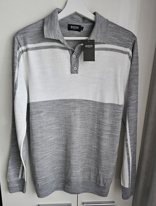 01 Burton cienki męski sweter r.M Nowy