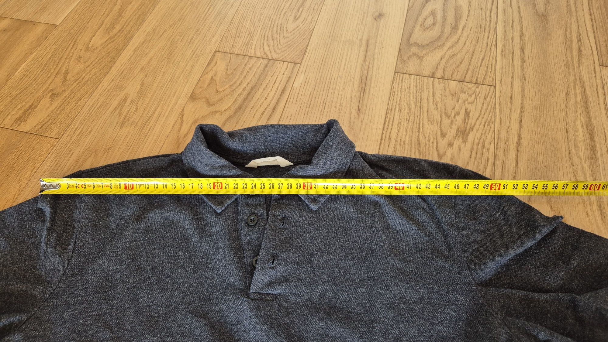 Męska grafitowa koszulka Polo Reserved Basic S