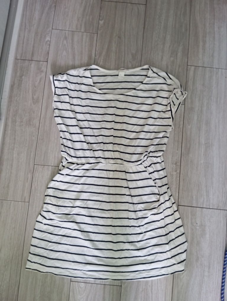 Sukienka w paski hm tanio cheap summer lato spring impreza urodziny