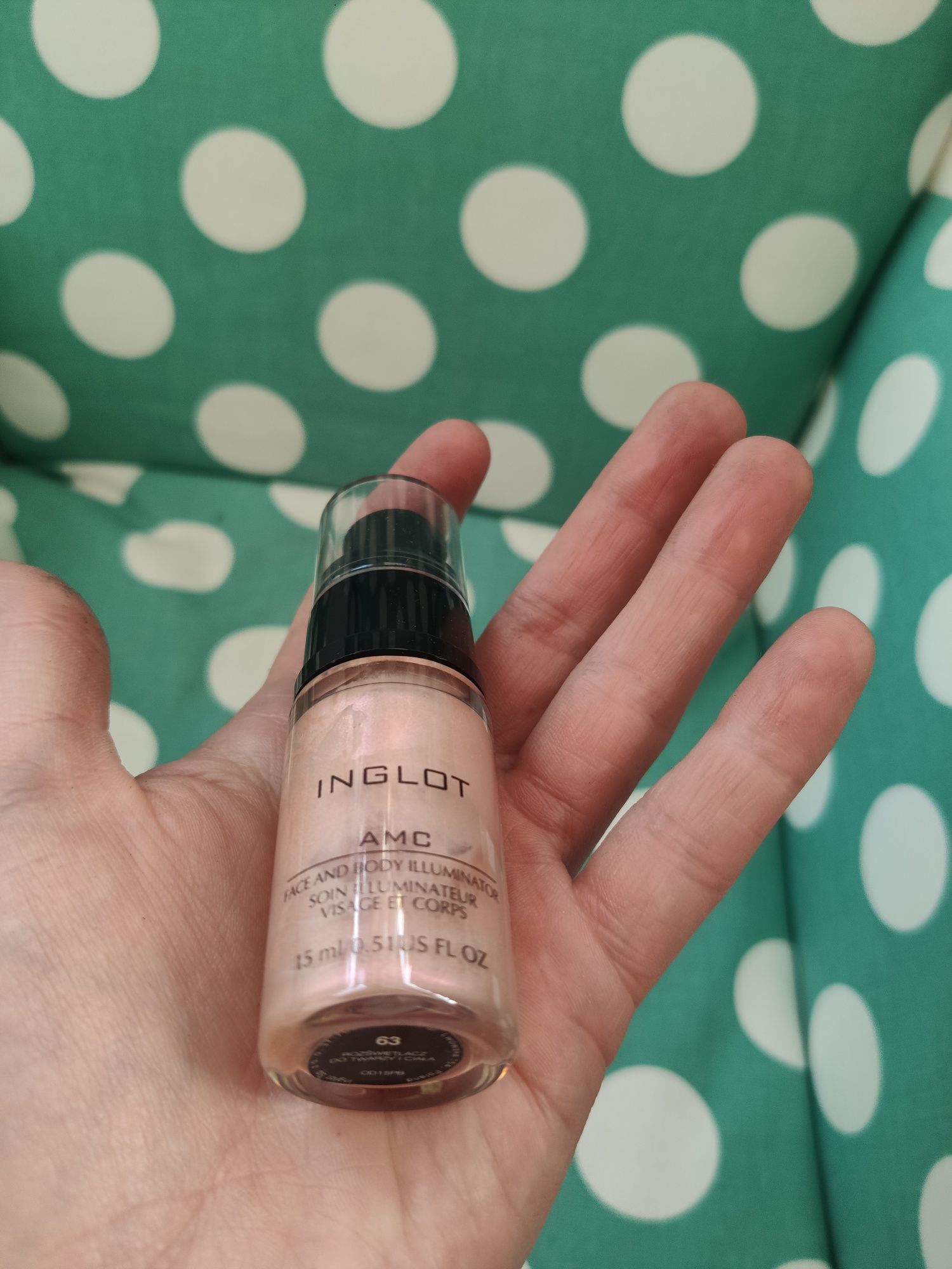Inglot rozświetlacz AMC do ciała i twarzy 63 nowy
