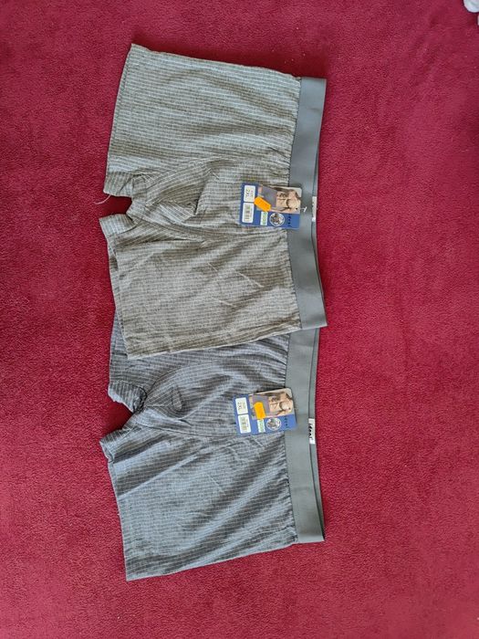 2 pary męskich bokserek XXL szare NOWE z metkami