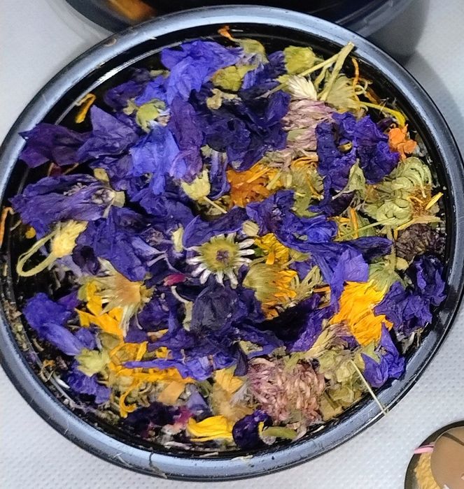 Domek jednokomorowy i pudełeczko kwiatków 350ml