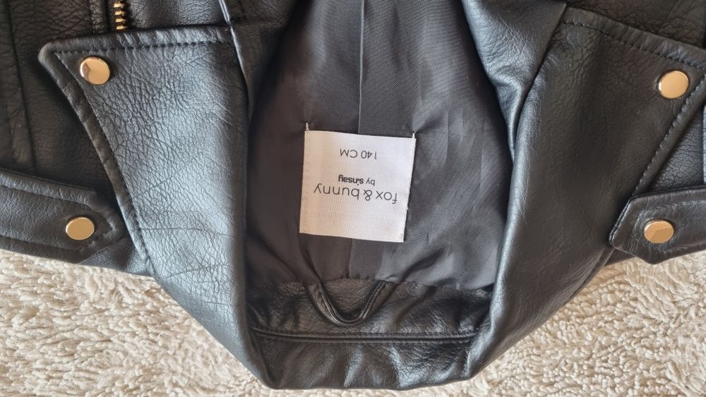 Kurtka, eko skóra Sinsay, 140cm