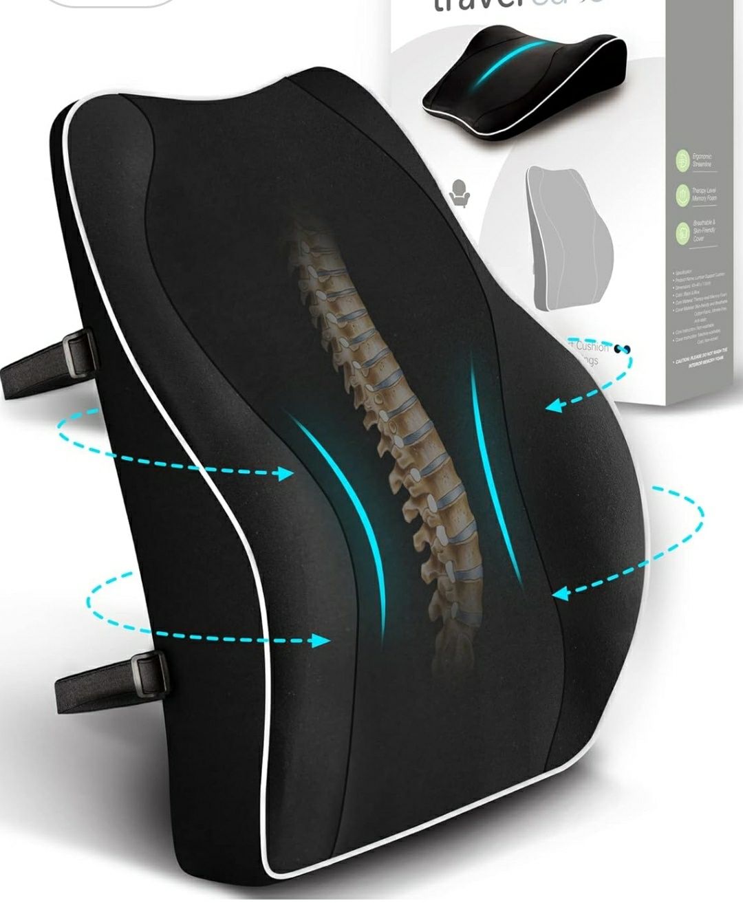 Almofada lombar ergonómica