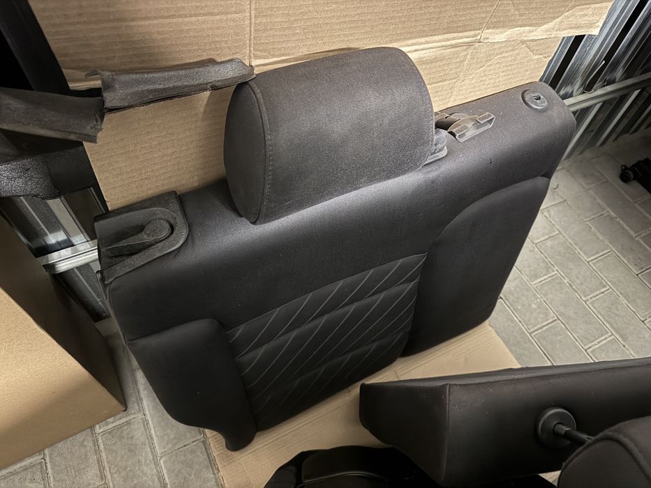 Fotele kanapa Recaro Audi S3 A3 VW Golf Bora Seat Leon materiałowe