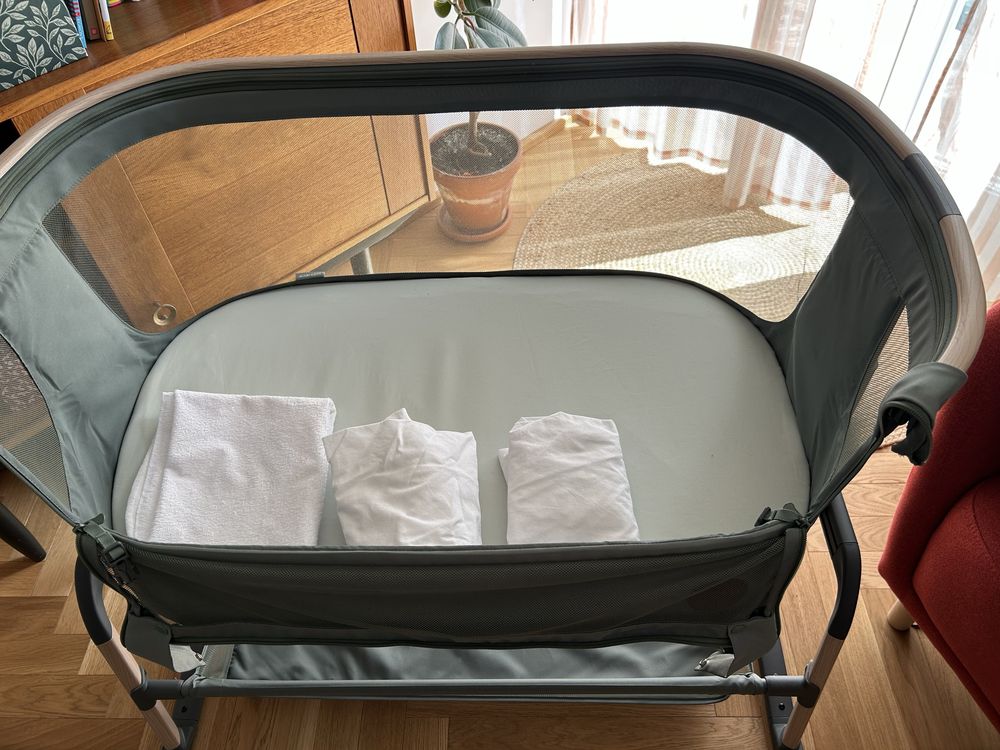 Łóżeczko Maxi Cosi Iora Air beyond green, stan bardzo dobry