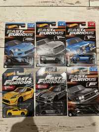 Hot wheels fast furious 6szt