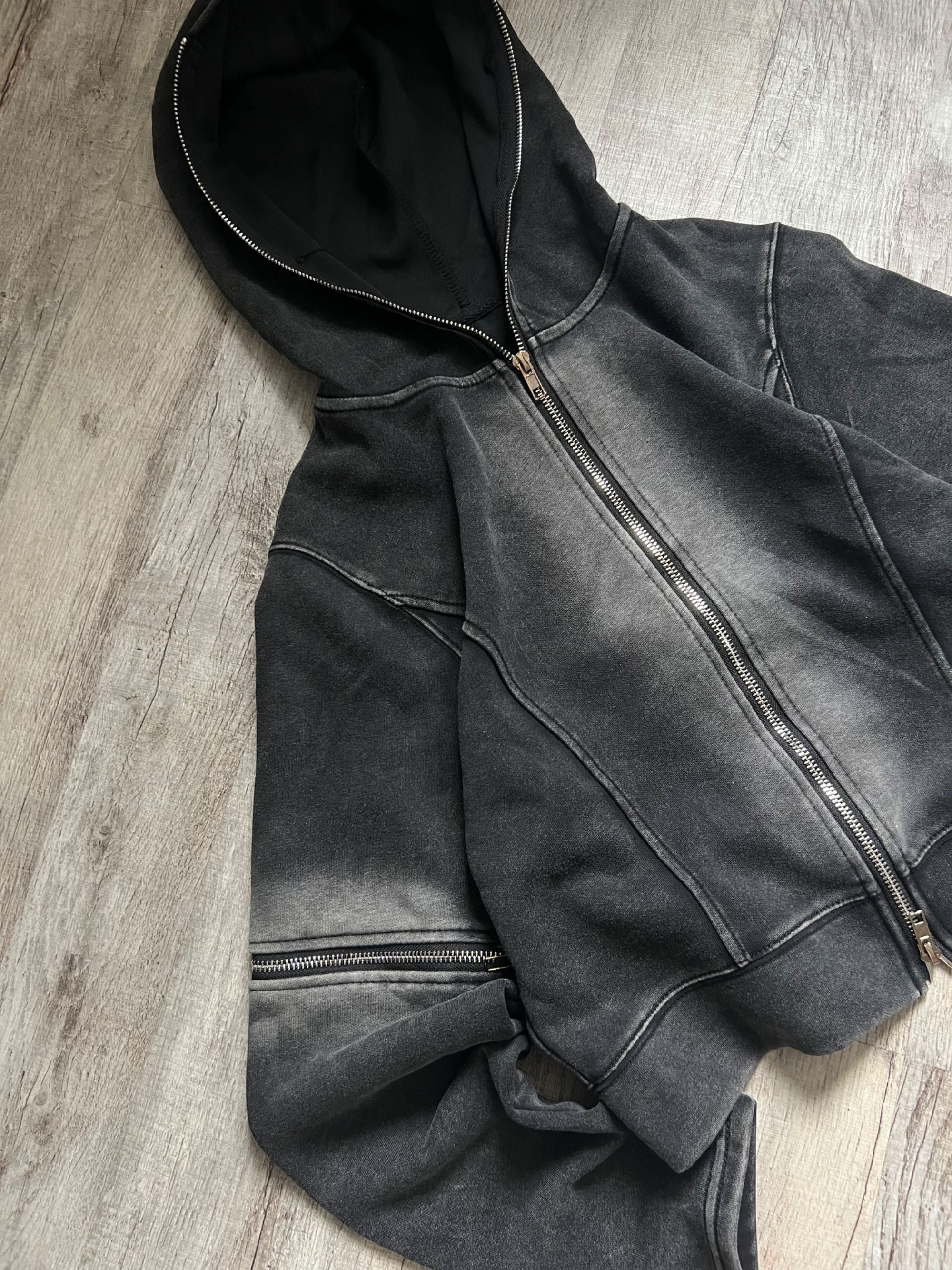 Зіп Худі Opium Full Zip Кофта Washed Jaded London Racer Опиум Y2K SK8
