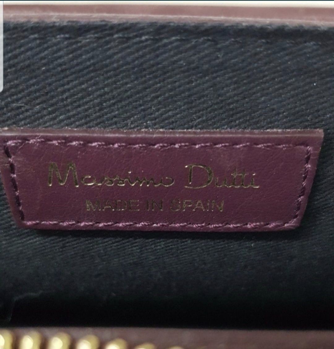 Сумка кросс боди Massimo Dutti кожа сумка через плечо клатч оригинал