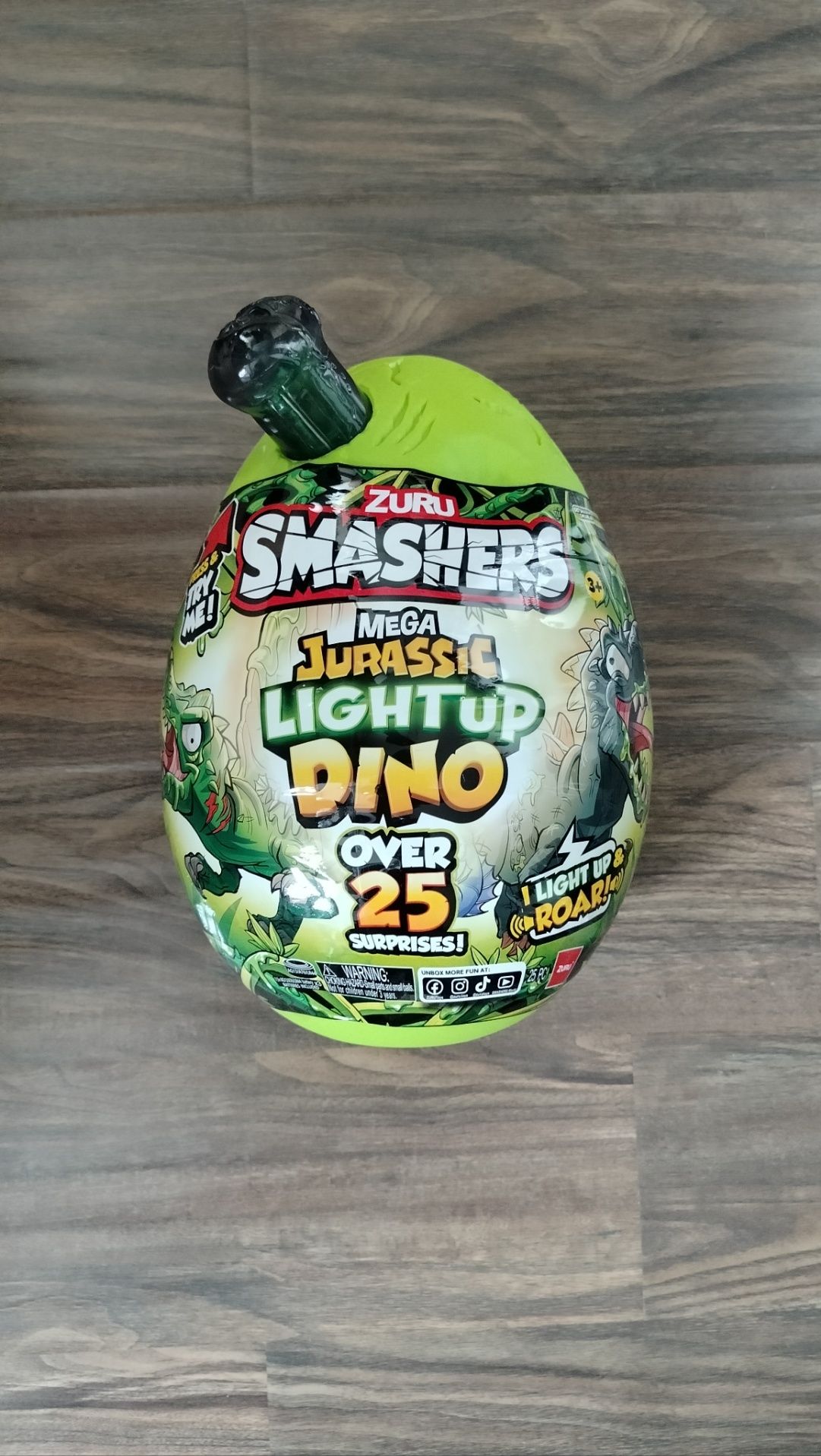 Діно яйце (Smashers Mega Jurassic Light Up Dino Egg (T-Rex))