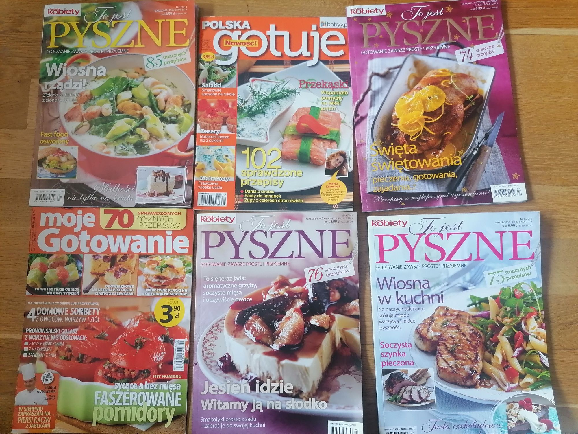 Zestaw 6 gazet kulinarne To jest pyszne Moje gotowanie