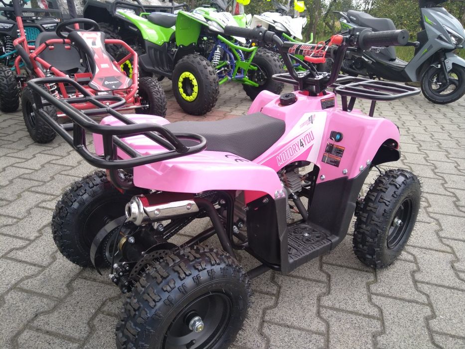 Quad 60 CC 4T z rozrusznikiem nie na szarpak różowy