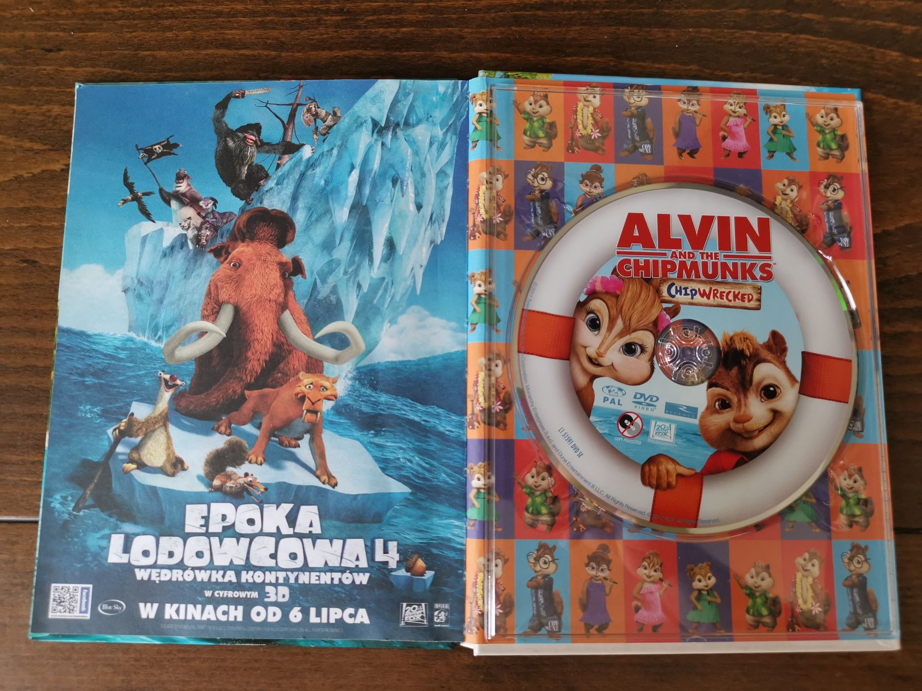 Alvin i wiewiórki 3, film na dvd