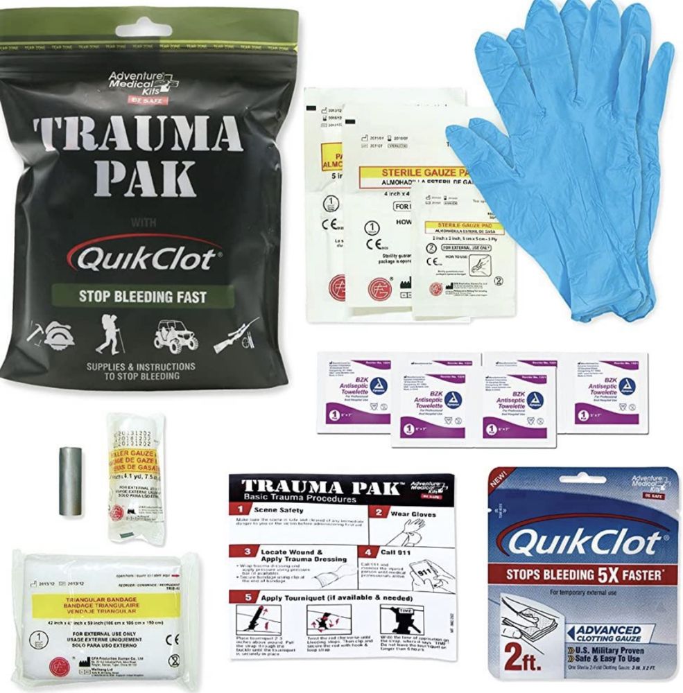 Аптечка Trauma Pak QuikClot, Кровоспинна