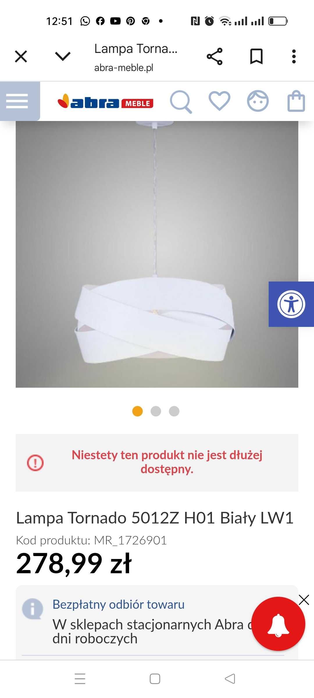 Lampy wiszące białe malowane proszkowo