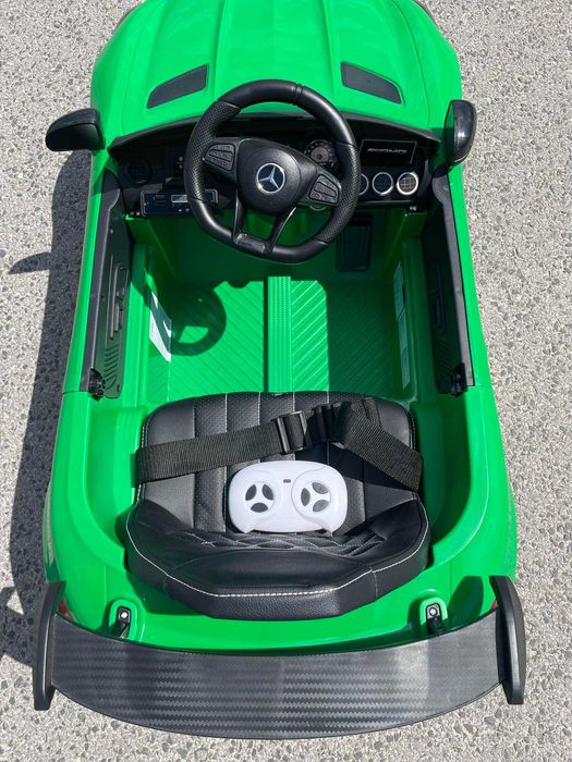 Auto na akumulator Mercedes GTR-S Miękkie koła EVA SKÓRA Pilot