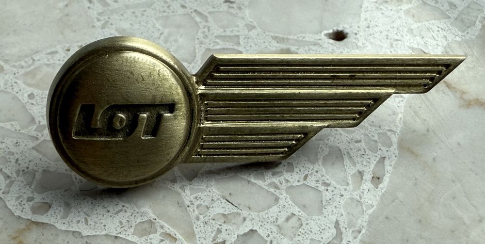 Skrzydełko stewardessy odznaka znaczek LOT Polskie Linie Lotnicze