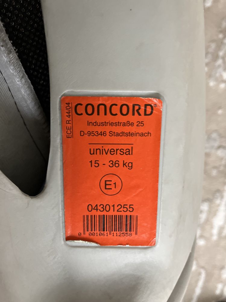 Fotelik samochodowy Concord Lift Core (bez ISOFIX)