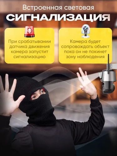 АВТОНОМНА на АКАМУЛЯТОРІ WIFI камера з сонячною панеллю V380Pro камера