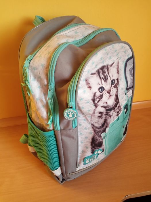 Plecak szkolny kotek