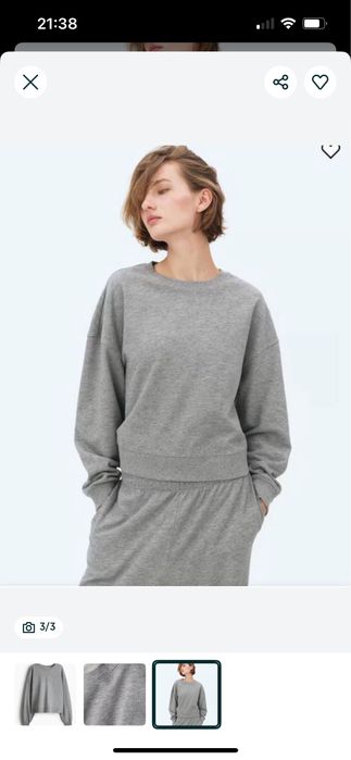 Світшот кофта жіночий h&m