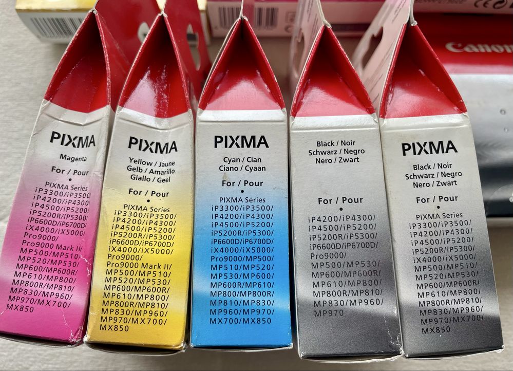 Canon Pixima, tusze do drukarek IP, IMX
