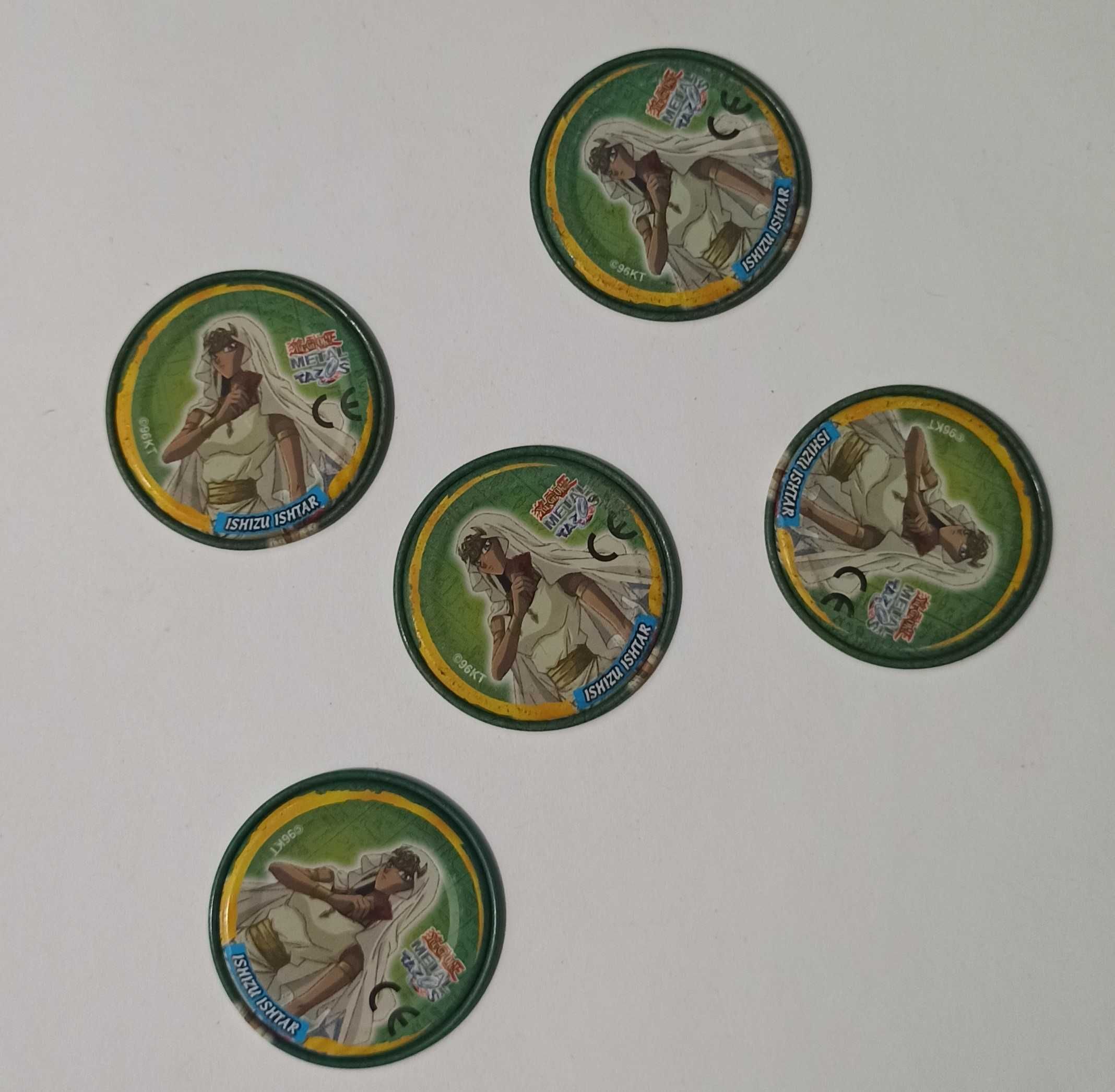 Vários Tazos Yu-Gi-Oh