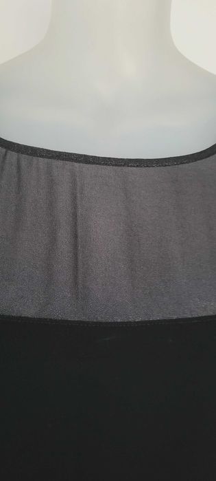 Czarna elegancka sukienka wizytowa Armani Jeans, roz 36