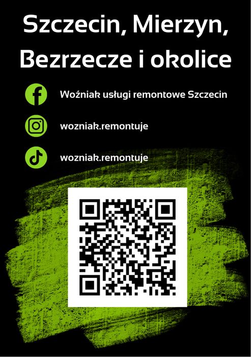 WOŹNIAK - USŁUGI REMONTOWE/ Szczecin, Mierzyn i okolice. PL/EN/DE