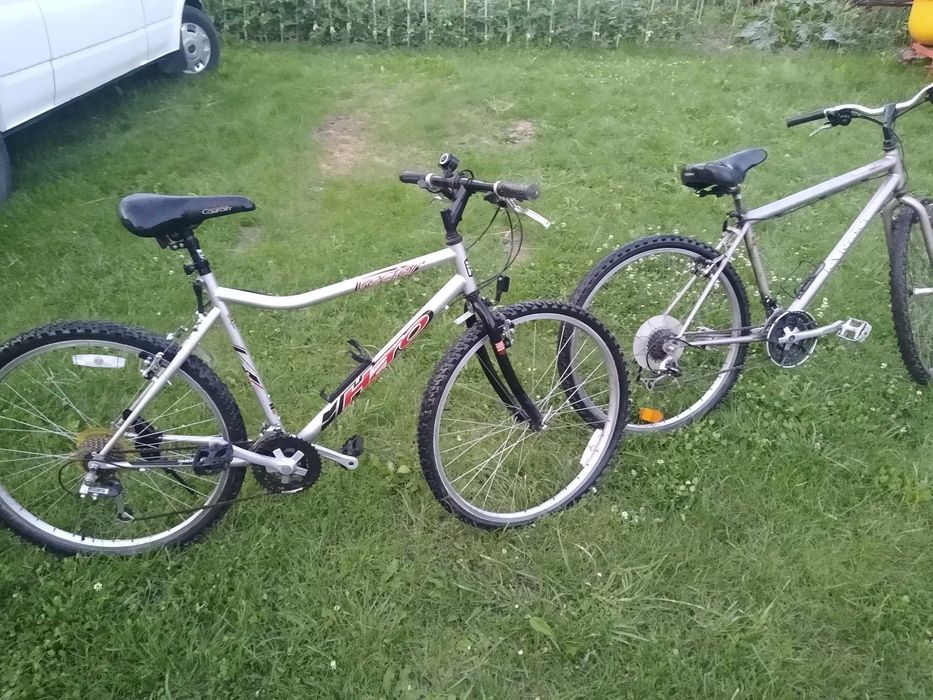 2 x rower, osprzęt shimano