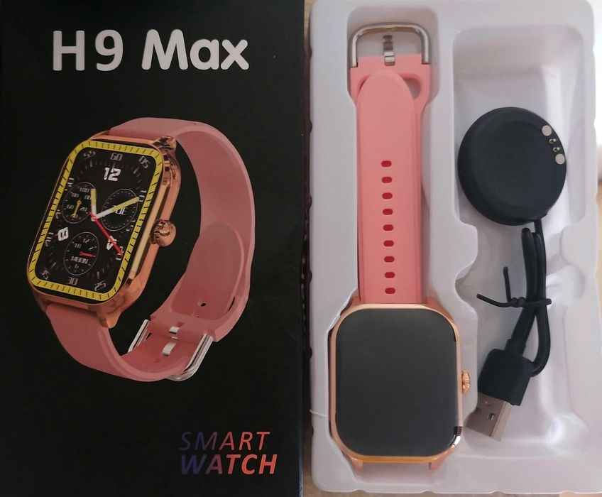 Smartwatches H9 MAX (Novos) - 3 cores disponíveis